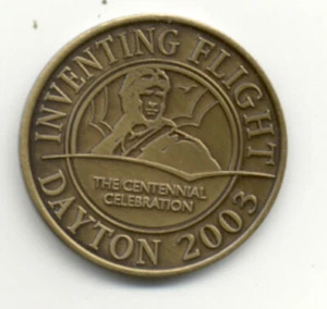 Inventing Flight Dayton 2003 Centennial Celebration Medallion - Picture 1 of 2