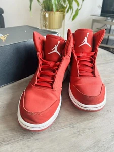 Nike Air Jordan 1 Flight 5 Premium High Trainers - Gym Red/White UK7.5 EUR42 - Picture 1 of 9