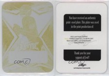 2022 Leaf Exotic Printing Plate Yellow Parrot 1/1 Caleb Williams #BA-CW1 Auto