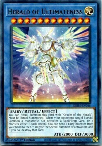 YUGIOH Herald of Ultimateness Deck with Cyber Angel Complete 40 - Cards - Image 1 of 1