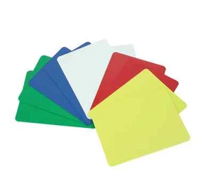 5 X PROFESSIONAL POKER PLASTIC CARD CUTS (PLAYING CARDS) CHOICE OF COLOURS - Picture 1 of 1