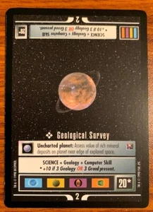 1998 Decipher Star Trek Starter Deck II Geological Survey Used Free Shipping - Picture 1 of 2