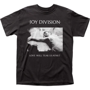 Joy Division Love Will Tear Us Apart Mens T Shirt Rock N Roll Music Band Black - Picture 1 of 2
