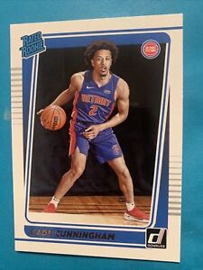 Cade Cunningham 2021-22 Donruss Basketball Rated Rookie RC #211 Pistons