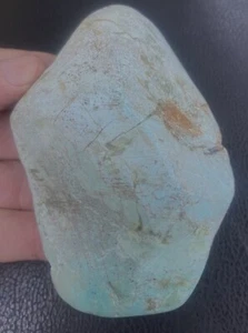 AFRICAN TURQUOISE RAW UNTREATED PALE PASTEL COLOR NUGGET 3.6 OZ's 100 GRAMS - Picture 1 of 4