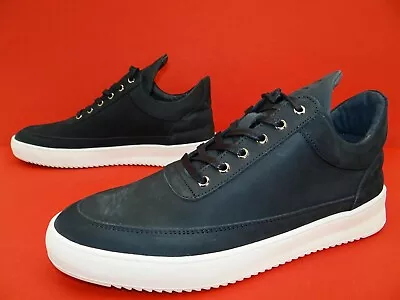 Filling Pieces Low Top Ripple Sneaker Laufschuhe Herren Schuhe Leder Gr.45 Blau - Bild 1 von 4