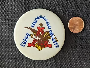 Vintage Anheuser Busch St Louis Pride Leistung Qualität Mitarbeiter Pin Knopf Bier - Bild 1 von 2
