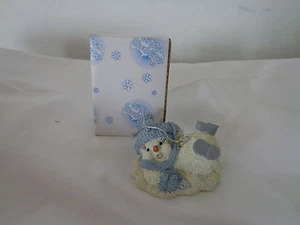 Enesco SNOW BUDDIES 94486 Female Snowman Falling Down New In Box - Picture 1 of 3