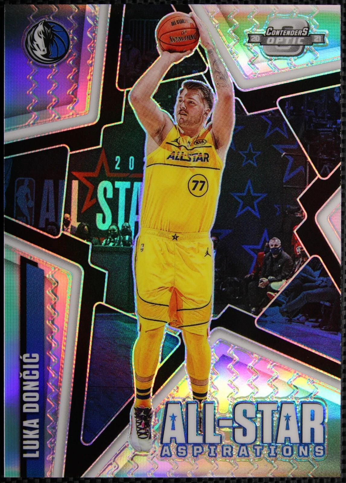 2021-22 Panini Contenders Optic All-Star Aspirations Luka Doncic Dallas #4