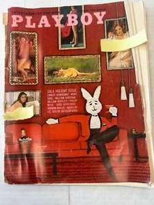 PLAYBOY MAGAZINE JANUARY 1963 GALA HOLIDAY ISSUE GOOD CONDITION SOME COVER DAMA - Foto 1 di 1
