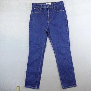 Abercrombie & Fitch Jeans The Slim Straight Ultra High Rise Womens Size 29 Blue - Picture 1 of 10