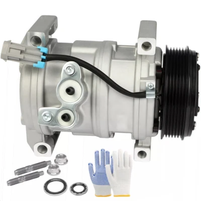 AC A/C Compressor For 2004-2012 Chevrolet Silverado1500 03-2007 GMC Sierra 1500 Foto 1 de 4