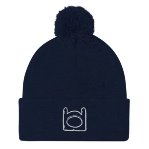 Adventure Time Finn Pom-Pom Beanie - Picture 1 of 8