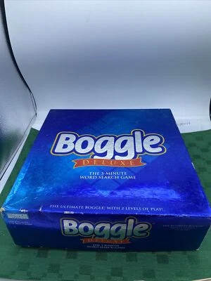 Vintage Boggle Deluxe The 3 Minute Word Search Game Ultimate 1997 - Image 1 of 4