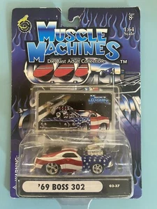  Muscle Machines 1:64 Scale Stars & Stripes • '69 Boss 302 [03-37] - Bild 1 von 3