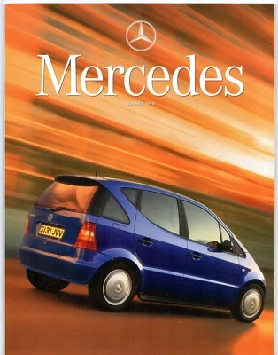 Mercedes-Benz Magazine Summer 1998 UK Market Brochure A-Class C43 E55 AMG SClass - Image 1 of 2