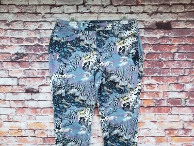 🔥 Vera Wang SimplyVera 彩色牛仔裤女式 10 码蓝色 Simply Vera 裤子 — 第 1/4 张图片