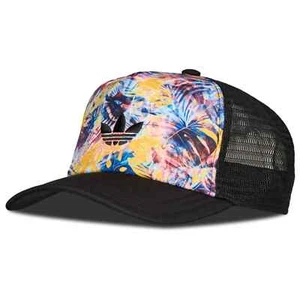 NEW Mens Adidas Multi Colour LOGO Original Trefoil Mesh Hat Trucker Cap UNISEX - Picture 1 of 4