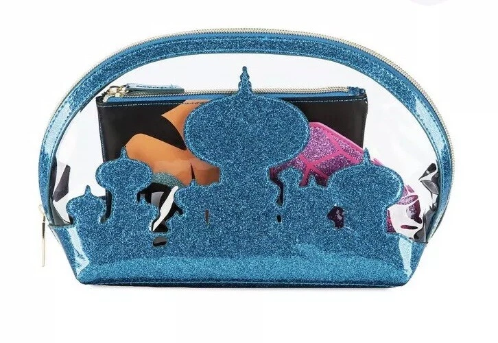 Disney Danielle Nicole Jasmine Aladdin Bolsa de Maquillaje Bolsa de Cosméticos Conjunto Nuevo RARO Foto 1 de 4