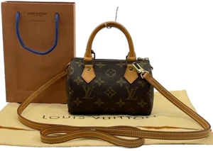 Auth Louis Vuitton Monogram Mini Speedy M41534 Hand bag W/Strap/Bag NS040337 - Picture 1 of 24