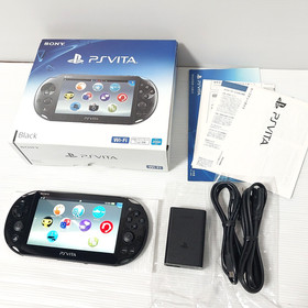 SONY PlayStation PS Vita console PCH-2000 Black with box Tested Import Japan