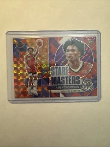 2023-24 Mosaic Amen Thompson Rookie Stare Masters Purple /99 - Bild 1 von 2