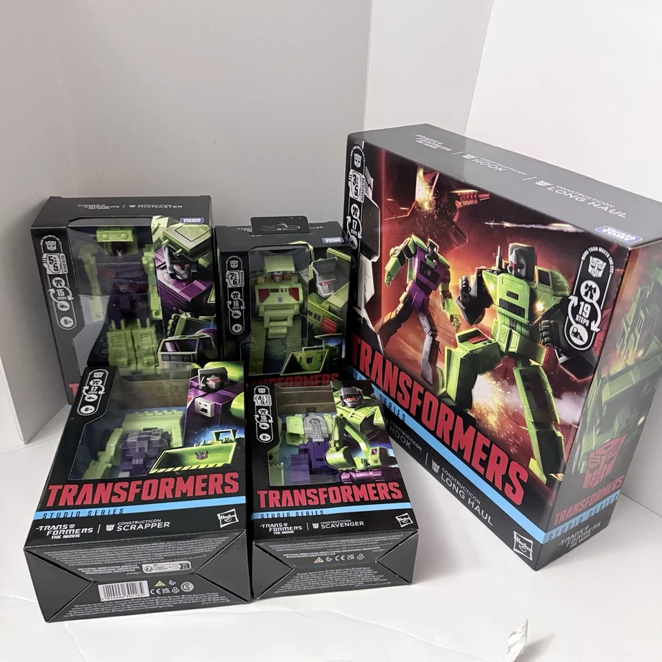 Transformers The Movie Constructicons Devastator Set Of 5 (unopened) - Image 1 of 4