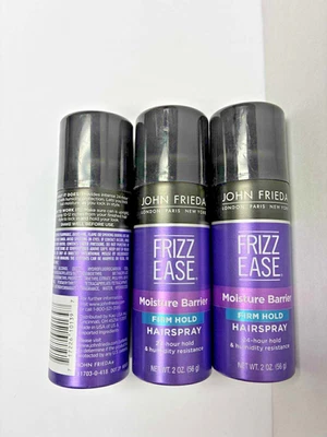 Laca para el cabello John Frieda Fizz Ease Moisture Barrier Firm Hold 2 oz (paquete de 3) Foto 1 de 4