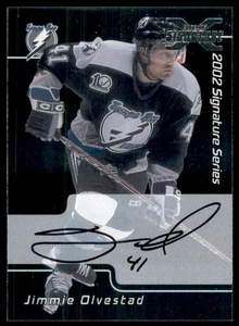 2002-03 BAP Signature Series Autograph Buybacks 2001 #222 Jimmie Olvestad - Picture 1 of 2