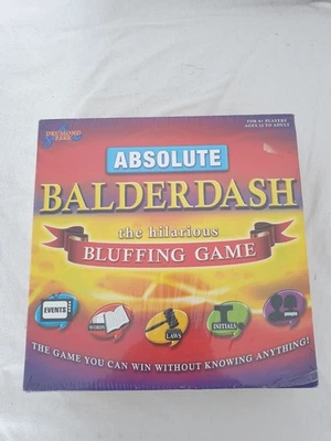 Absolute Balderdash Board Game 2007 Drumond Park - New Sealed See Listing - Image 1 of 4