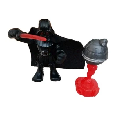 Star Wars Darth Vader Jedi Force Hasbro Red Lightsaber Cape & Death Star #62491  - Image 1 of 3