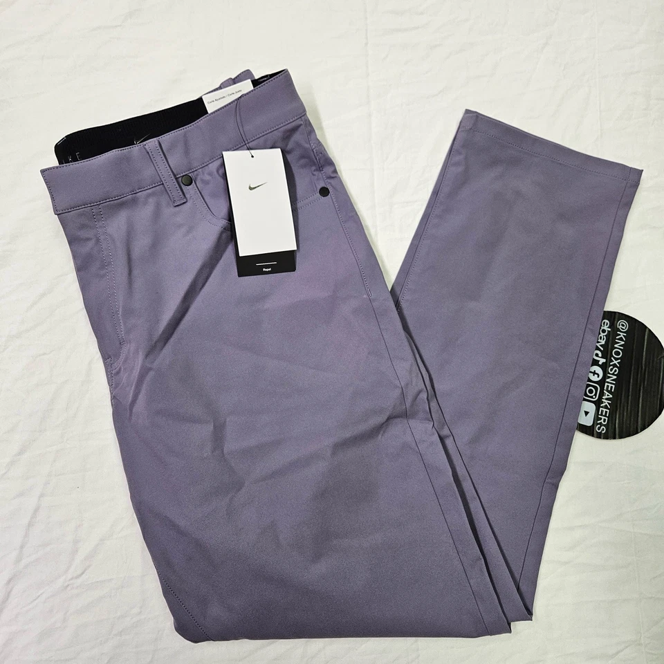 Nike Golf Pants Tour 5 Pocket Repel SlimFit Lavender FD5615-509 Mens 30x34