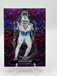 Mosaico Panini 2024 Daron Bland #63 púrpura disco mosaico Prizm/50 Dallas Cowboys - Imagen 1 de 13