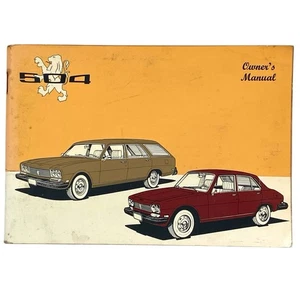 PEUGOT 1974 504 Owner's Auto Service Instruction Manual SEDAN STATION WAGON - Picture 1 of 5