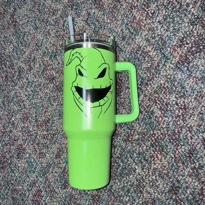 NUEVO Pesadilla antes de Navidad Oogie Boogie VASO HALLOWEEN VERDE Foto 1 de 4