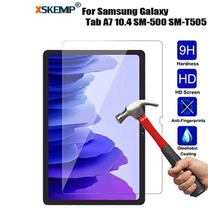 Tempered Glass Screen Protector 9H For Samsung Galaxy Tab A7 10.4 SM-T500 T505 - Picture 1 of 21