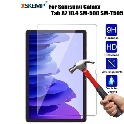 Tempered Glass Screen Protector 9H For Samsung Galaxy Tab A7 10.4 SM-T500 T505 - Image 1 of 4