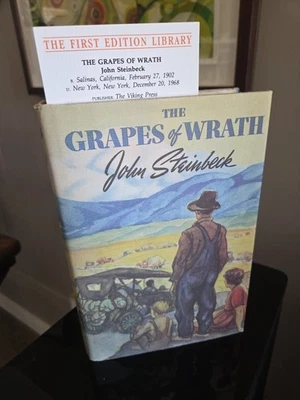 THE GRAPES of WRATH - John Steinbeck - 1st Edition Facsimile, Viking Press, 1967 Foto 1 de 4