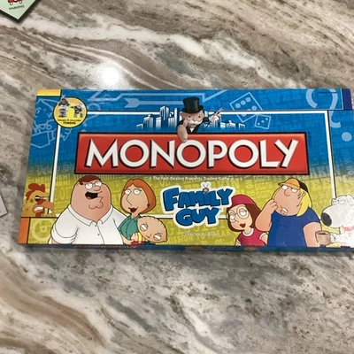 USAOpoly Monopoly - Family Guy (2010 Collectors Ed) Box VG+/NM - Image 1 of 4