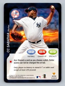 CC SABATHIA 2011 TOPPS ATTAX YANKEES - Picture 1 of 2
