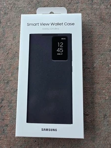 *Original Samsung Smart View Wallet Case Cover EF-ZS928 Galaxy S24 Ultra Black* - Bild 1 von 11