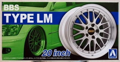 Aoshima 052754 Felgen BBS LM 20 Zoll inkl. Reifen 1:24 # 25 - Bild 1 von 2