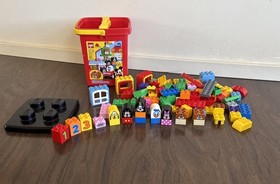 LEGO Duplo Mickey Mouse & Friends (10531) Complete Set in Original Plastic Bin.