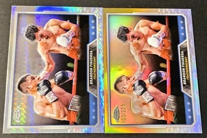 2024 Topps Chrome Boxing Bronze /225 Brandon Figueroa Refractor #60 - Picture 1 of 2
