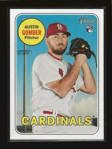 2018 Topps Heritage High Number Austin Gomber St. Louis Cardinals RC (#619) A - Picture 1 of 2