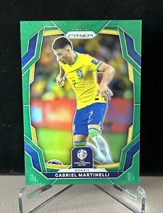 2024 Panini Copa America Prizm Gabriel Martinelli Green Prizm #5/5 Brazil - Picture 1 of 2