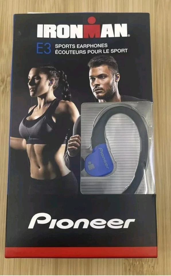 Pioneer Ironman E3 Sports Earphones Blue Large E6