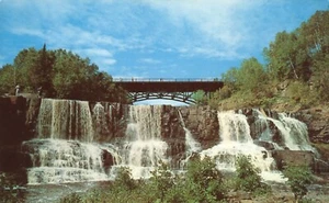 Gooseberry State Park Lower Falls Minnesota 1958 Postcard - Picture 1 of 2