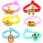 12pcs Party Bracelets Cartoon PVC Wristband Mexican Carnival