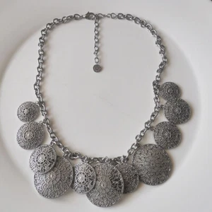 18" Talbots Bib Collar Statement Necklace Gift Fashion Women Party Show Jewelry - Picture 1 of 3
